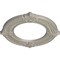 Ekena Millwork Benson Ceiling Medallion (Fits Canopies up to 6 1/8"), 11 1/8"OD x 6 1/8"ID x 5/8"P, Pearl White CM11BNPWS - alternate 5